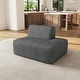 preview thumbnail 57 of 62, Modern No Assembly Required Sectional Chaise Lounge Side Sofa