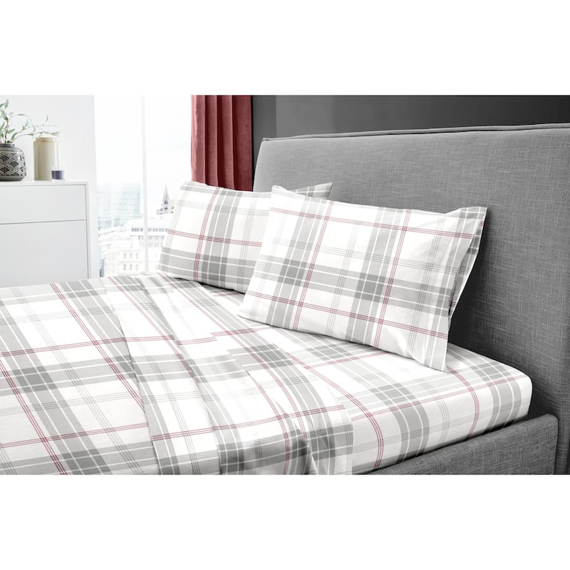 Dormisette Luxury German Flannel 6-ounce Bed Sheet Set