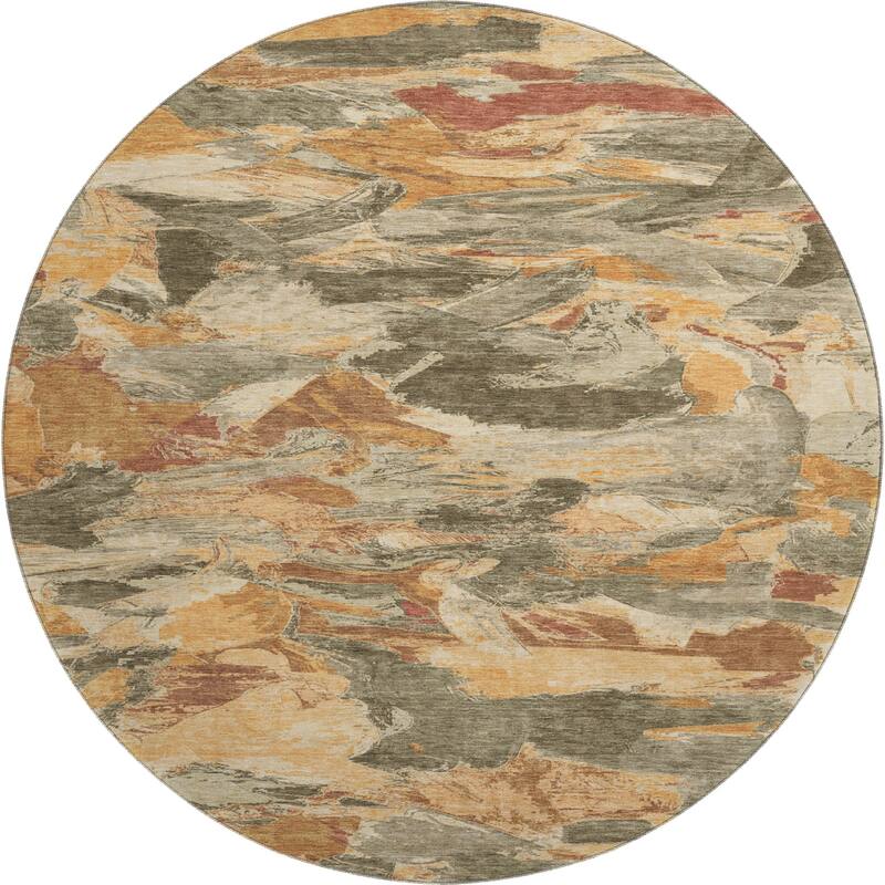 Premium Washable Super Soft Contemporary Brushstrokes Mayfield Rug