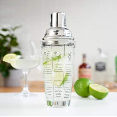 Glass Recipe Shaker by True - Clear - 9" x 3.25"