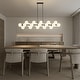 preview thumbnail 7 of 25, 22-Light Linear Chandelier Sputnik Chandeliers Modern Chandeliers for Dining Room
