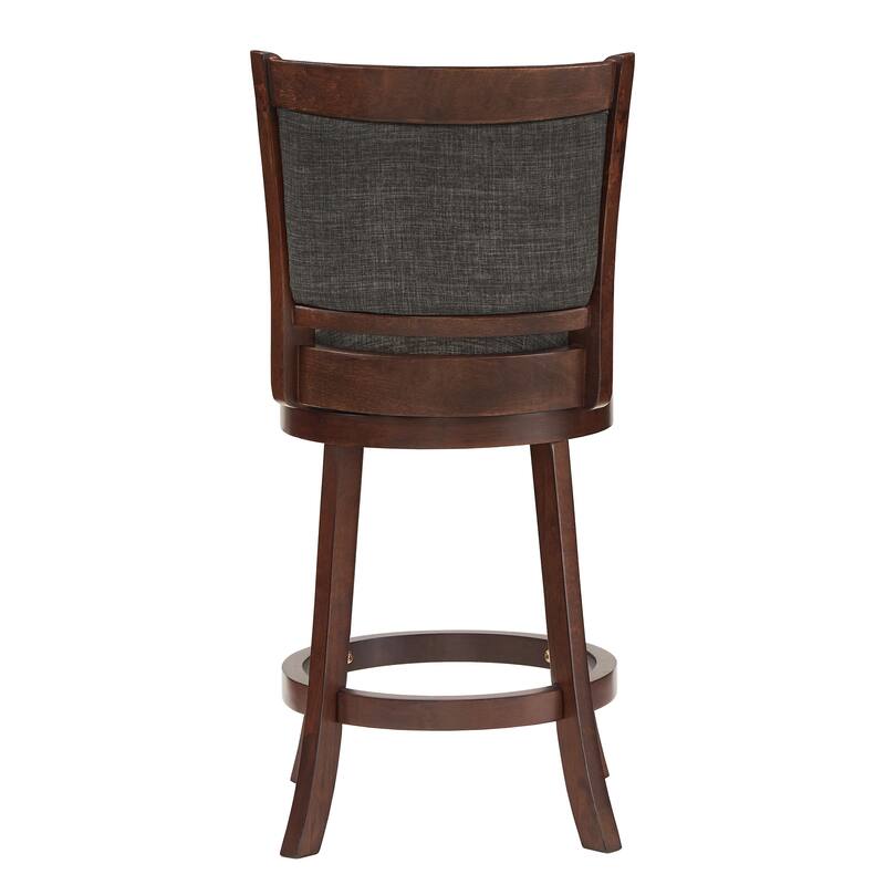 Verona Panel Back Swivel Counter Height Stool by iNSPIRE Q Classic