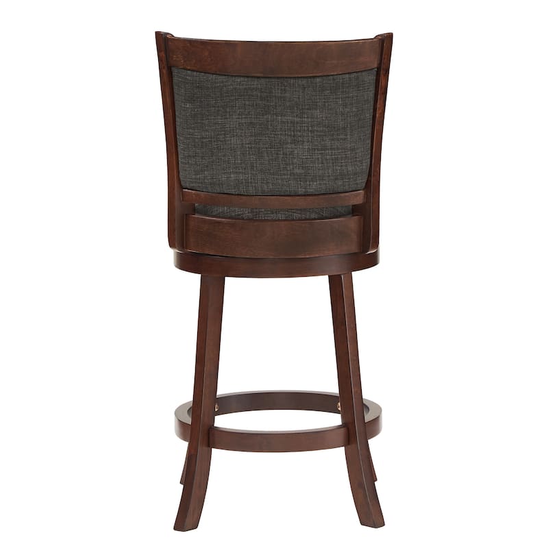 Verona Panel Back Swivel Counter Height Stool by iNSPIRE Q Classic