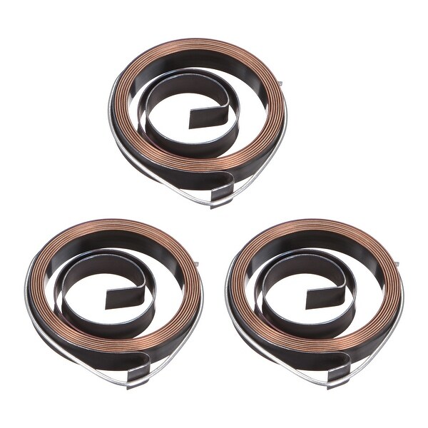 3PCS Drill Press Spring Quill Feed Return Coil Spring Assembly 680mm 35x6x0.5mm - 0.5 x 6 x 680mm