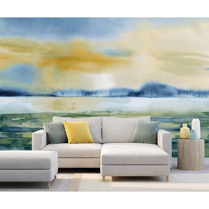 Golden Sunset Wall Mural