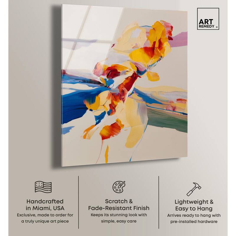 Flippant Bloom III Acrylic by Art Remedy, Ready to Hang