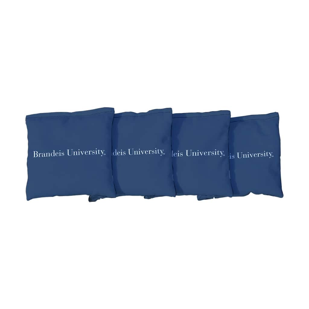 Blue Brandeis University Judges Cornhole Bags