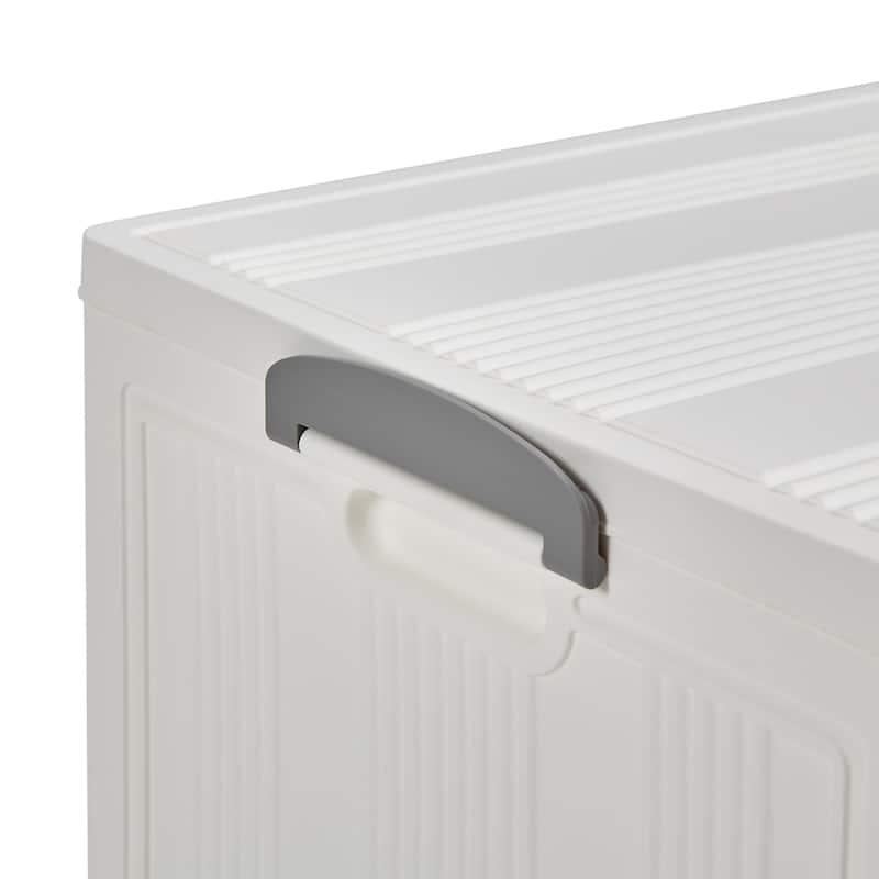 VECELO Storage Bins with Lid Stackable Storage Bins with Wheels & Folding Plastic Storage Boxes 3/4/5 Set