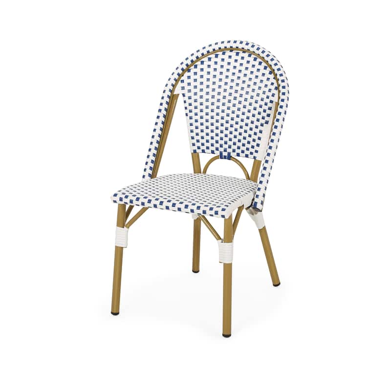 Elize Outdoor French Cafe Chairs (Set of 4) by Christopher Knight Home