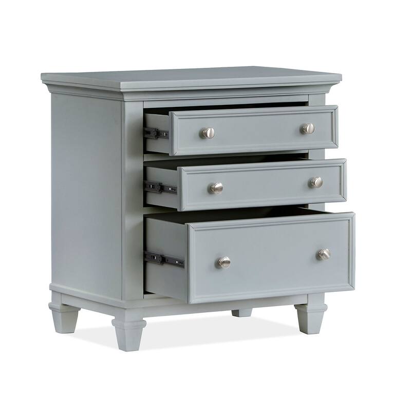 Magnussen Home Charleston Harbor Gray Drawer Nightstand