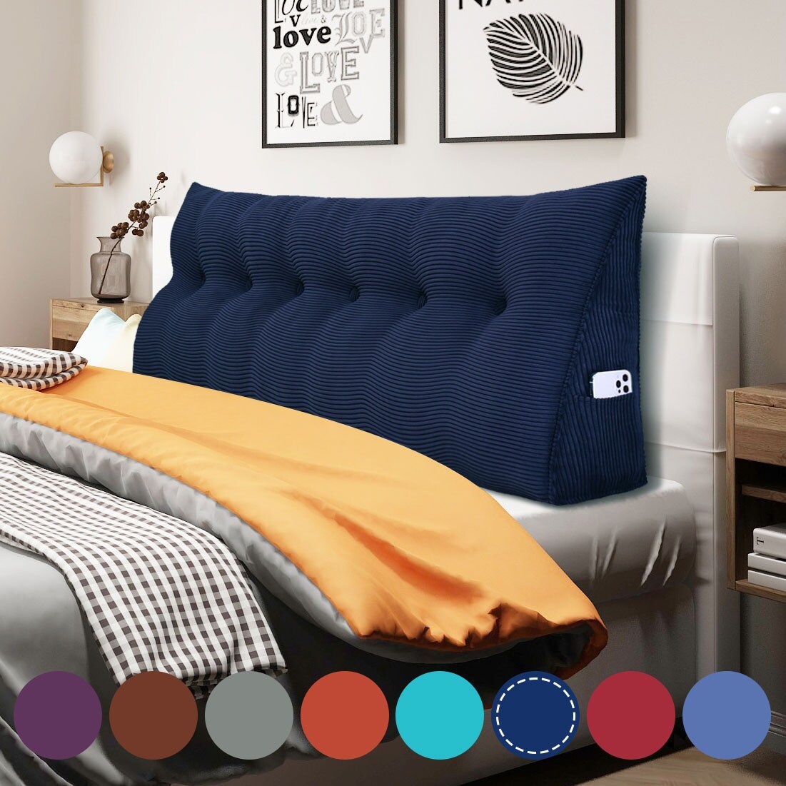 Wedge pillow cover bed bath and beyond hotsell