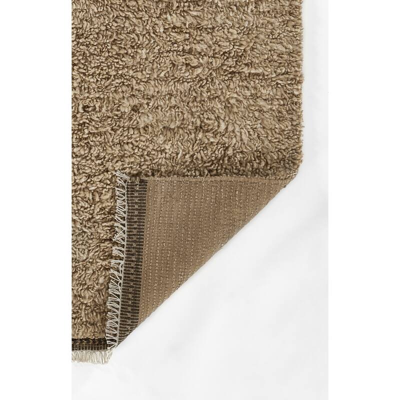 Momeni Neo Morrocan Hand Woven Wool Solid Color Shag Rug