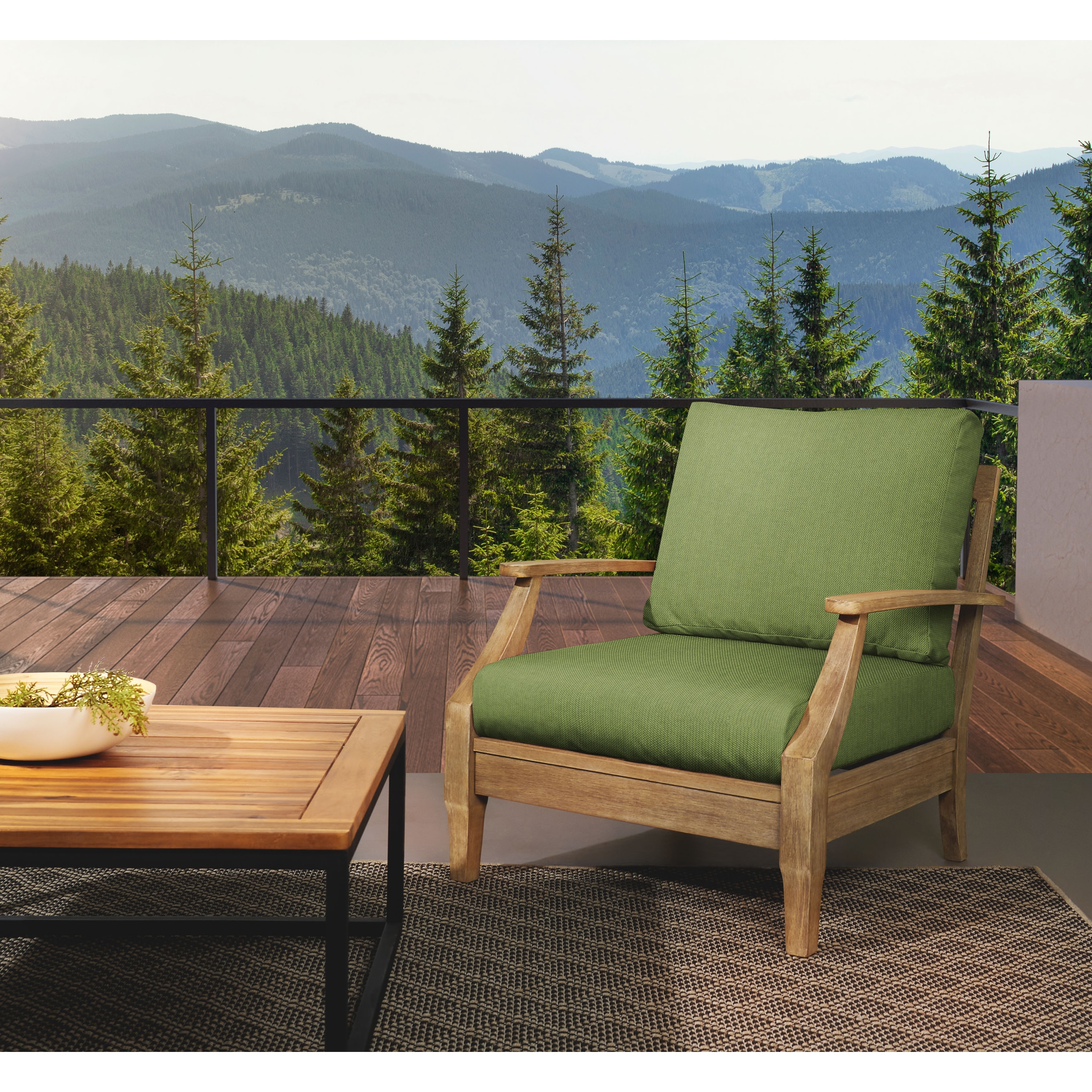 Sorra Home Sunbrella Outdoor Round Front Deep Seating Cushion Set Bed Bath Beyond 40011820