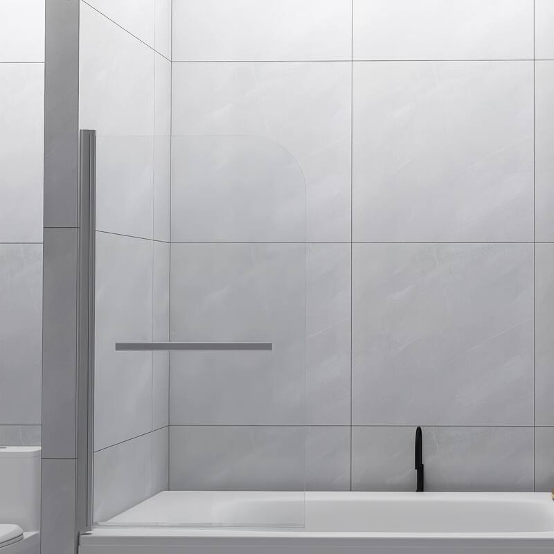 31"X55" Bathtub Screen Framless Shower Door