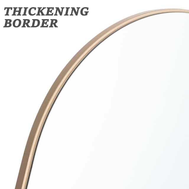 Arched Top Full-length Freestanding/ Leaning/ Hanging Wall Mirror