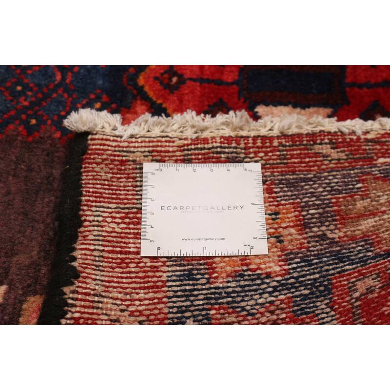 ECARPETGALLERY Hand-knotted Anadol Brown, Red Wool Rug - 3'7 x 10'0