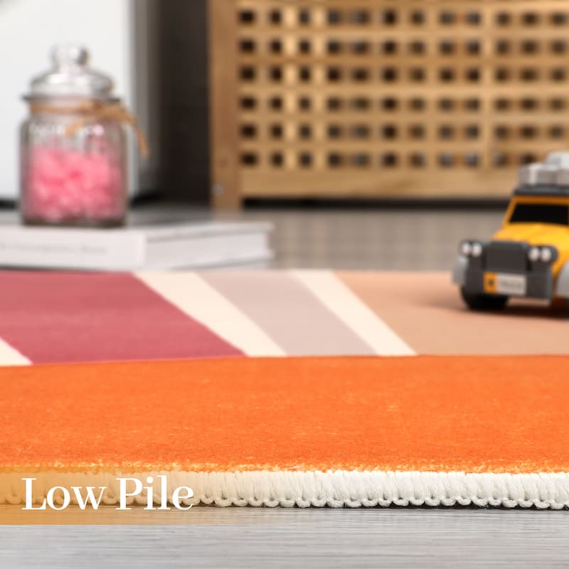 Garvee Rainbow Sol Kids Area Rug