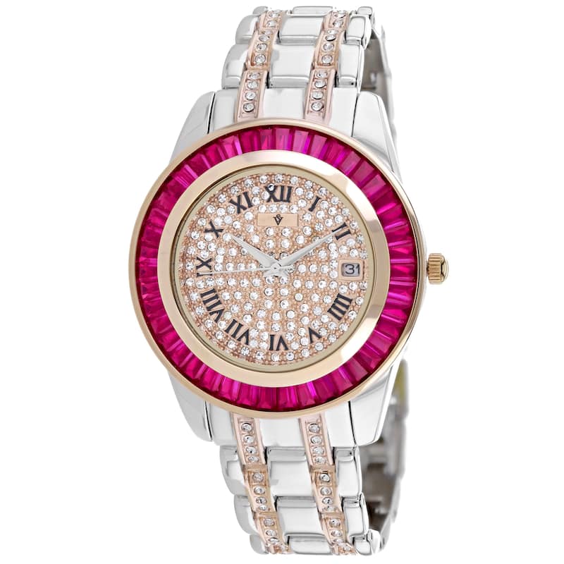 Christian Van Sant Women's Stella Rose Gold Dial Watch - CV0473 - Rose Gold - 6 (36)