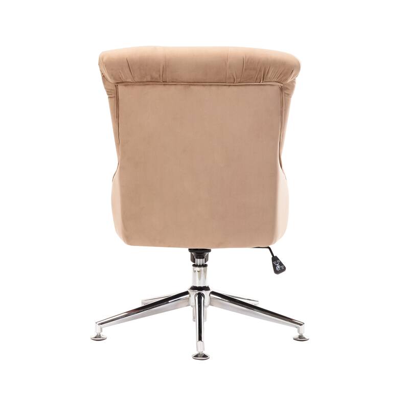 Porthos Home Jaron Office Chair - Tufted Wingback & Velvet Upholstery