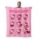 preview thumbnail 9 of 18, Sanrio Hello Kitty Valentines Day Silk Touch Throw Blanket