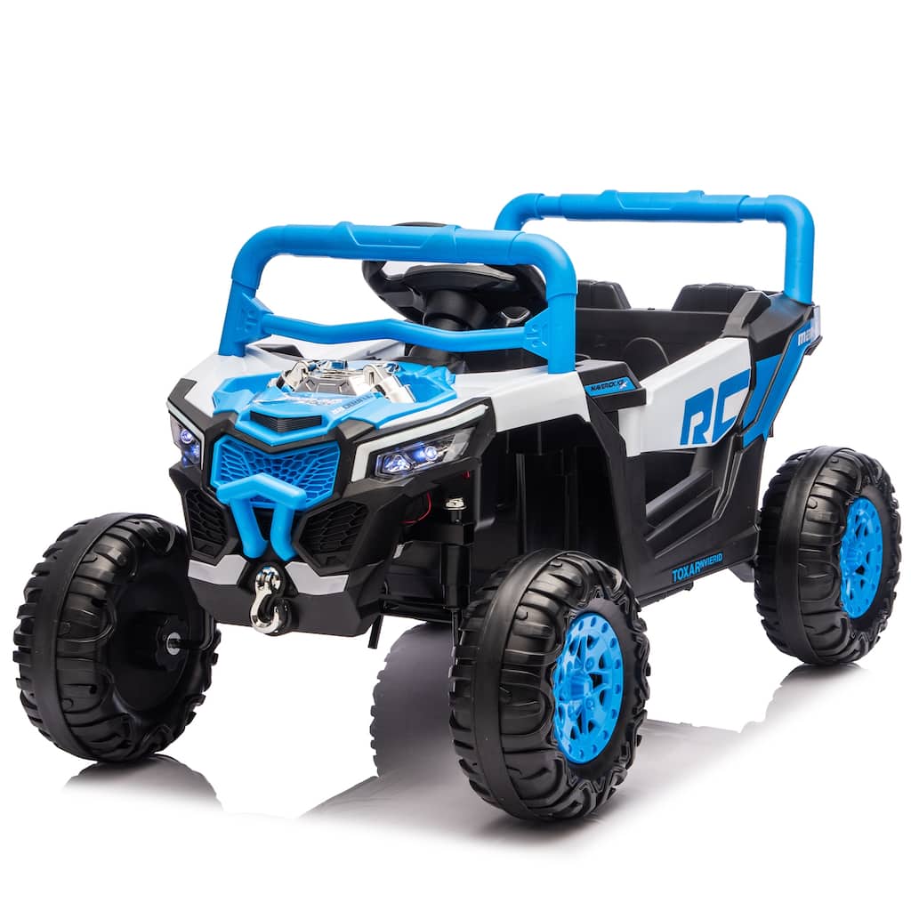 12V Kids Ride On Electric UTV W/2.4G Parents Control, Slow Start & Swing Function, Anti-Slip Wheels