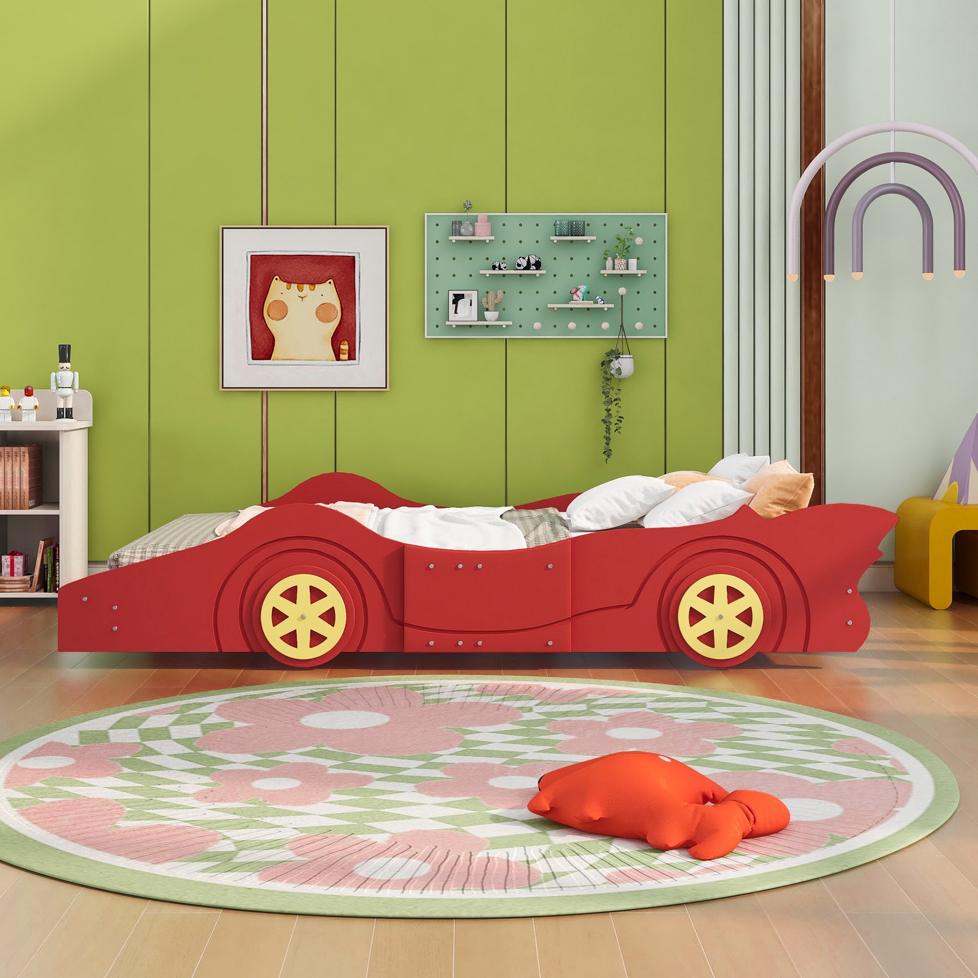 Race car bed on sale full size