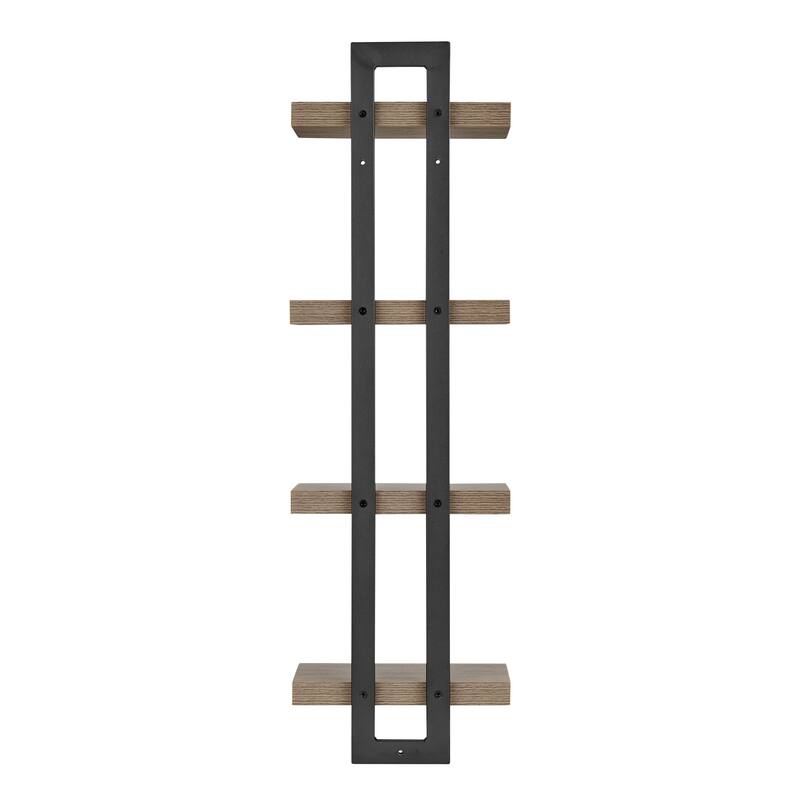 Danya B. 4-Tier Ladder Bracket Floating Wall Shelves