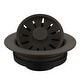 preview thumbnail 5 of 6, Karran Kitchen Sink Decorative Disposal Flange Brown
