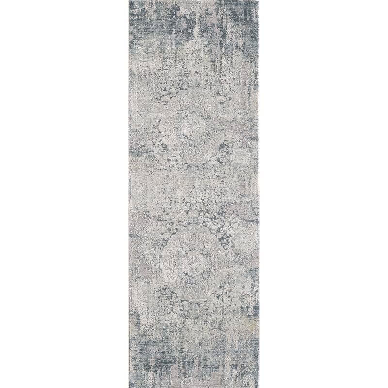 Domani Saige Abstract Medallion Area Rug - 2'6" x 7'6" Runner
