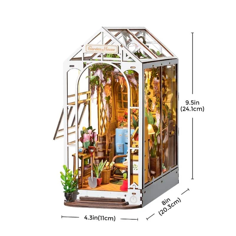 DIY 3D Book Nook Kit - Flower House 176pcs
