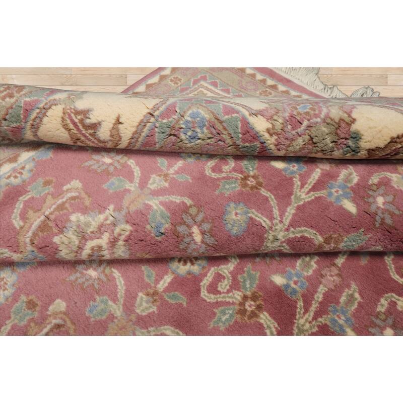 8x10 Hand Knotted New Zewland Wool Agra Plush Pile Pande Cameron Rug - 8' x 10'