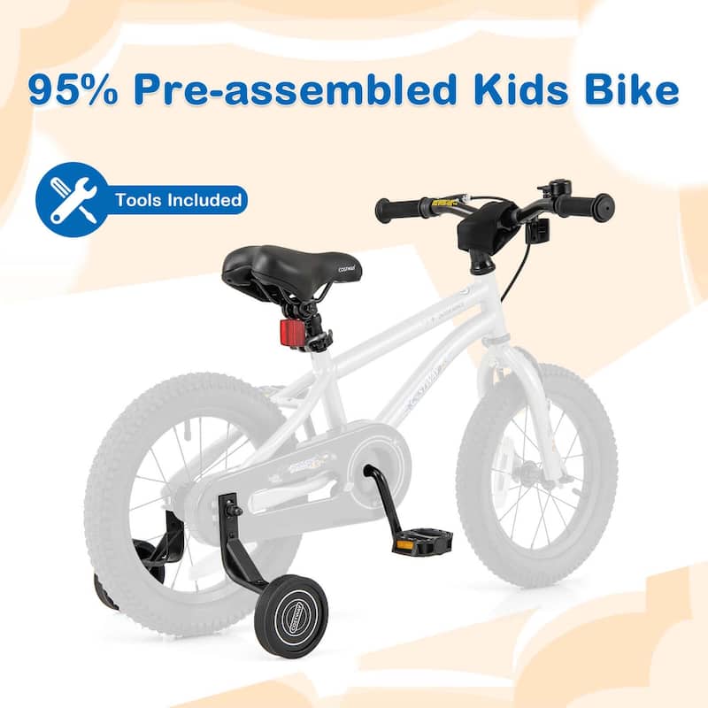 Costway 14/16/18-Inch Kid’s Bike for 4-7 Years Old with Adjustable - See Details