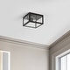 preview thumbnail 57 of 73, Alma 12" Metal/Glass LED Flush Mount, by JONATHAN Y