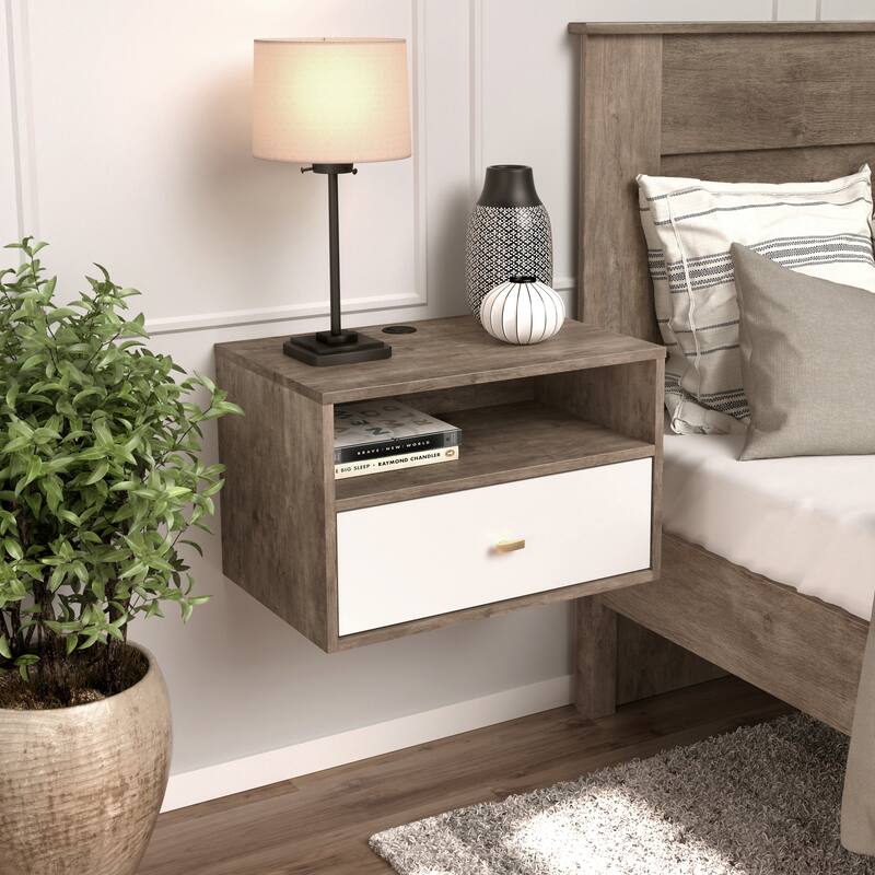 Prepac Hanging Nightstands - Set of 2
