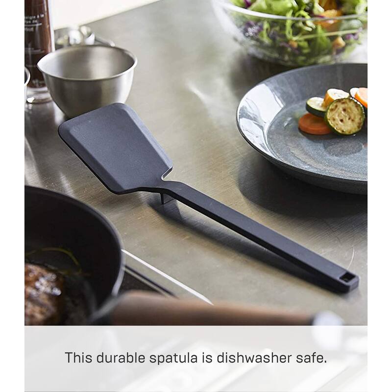 Yamazaki Home Floating Utensil - Four Styles, Silicone, Spatula - L 1.77 x W 3.54 x H 12.2 inches