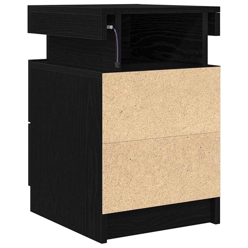 vidaXL Bedside Cabinet Engineered wood Standard Bedside Cabinet