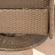 preview thumbnail 6 of 11, Alhambra Wicker 5-piece Outdoor Club Chairs and Firepit Set by Christopher Knight Home