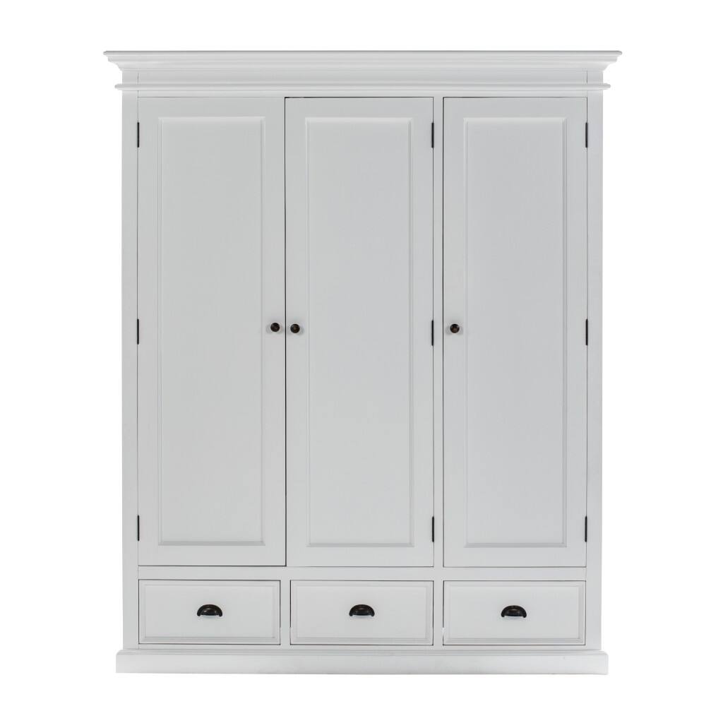 HomeRoots 62" Off White Solid Wood Frame Standard Curio Cabinet With Six Shelves