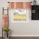 preview thumbnail 2 of 14, Sawyer Mill Patchwork Valance 19x60 - Country Red/Dark Tan/Dark Creme
