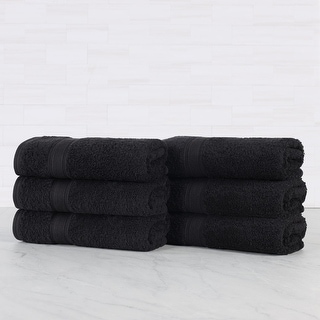 Superior Oregon Organic Cotton Solid Hand Towel, Set of 6