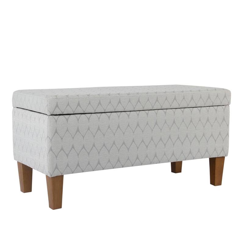 Porch & Den Harmar Large Textured Storage Bench