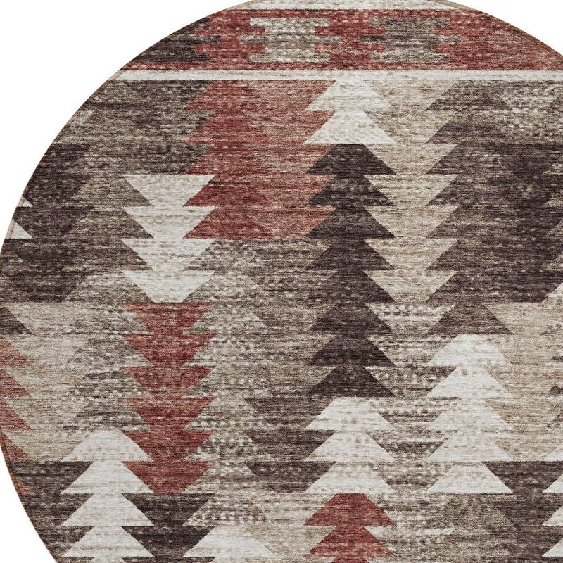HomeRoots Southwestern Transitional Rectangle Outdoor Rug
