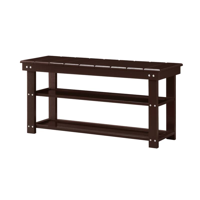 Copper Grove Cranesbill Mudroom Shoe Storage Bench