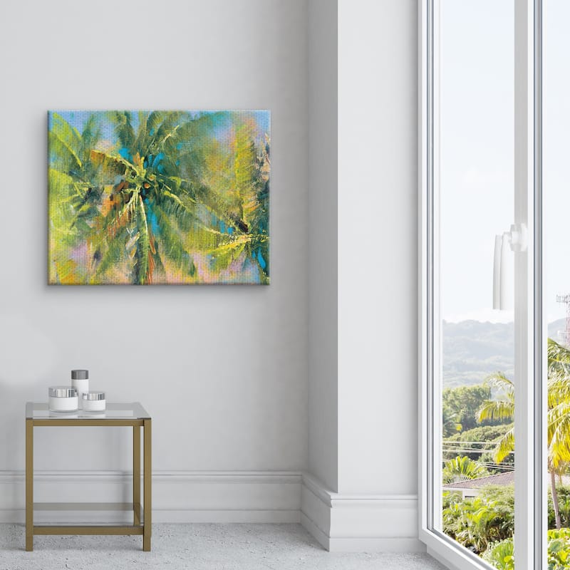 Palm Collage by Paul Mathenia Canvas Art Print
