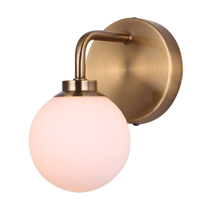 Canarm IWF1105A019 Asher 9" Tall Wall Sconce - Gold