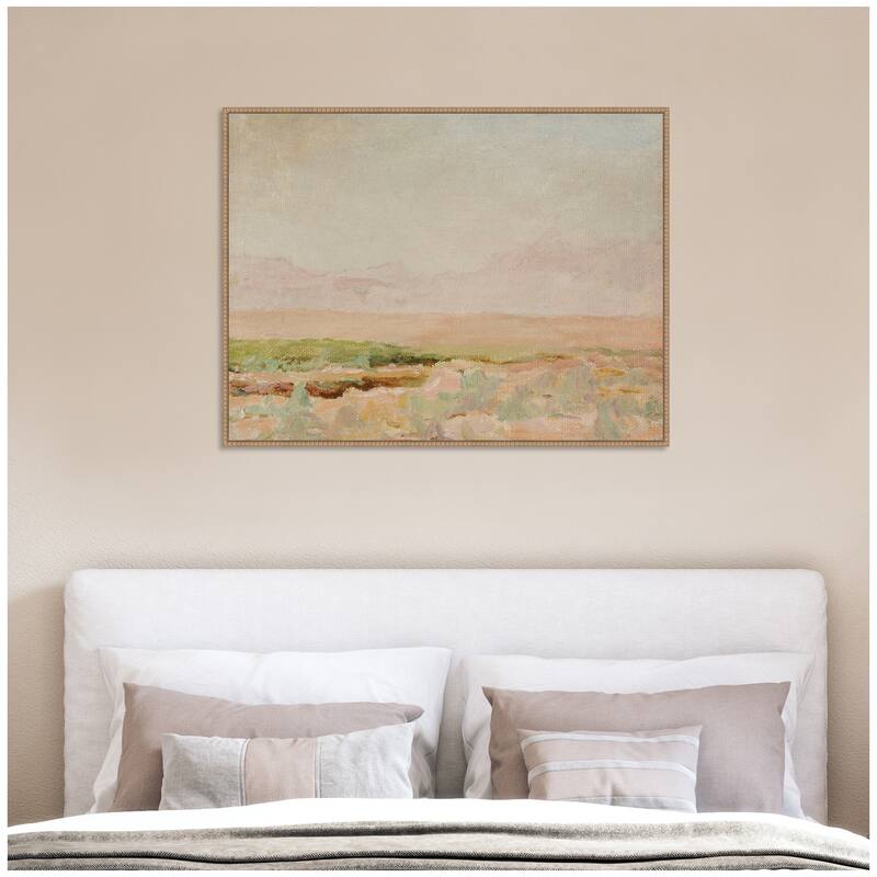 Kate and Laurel Desert from Kislovodsk to Samarkand Jan Ciaglinski by Nostalgia Prints Framed Canvas Wall Art Print