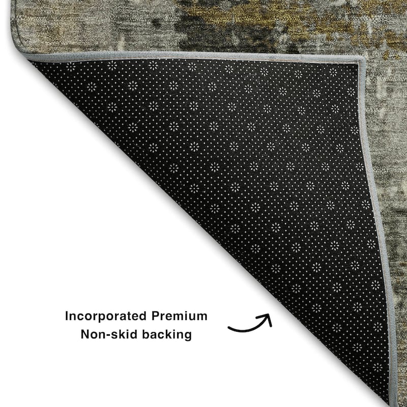 Premium Washable Super Soft Modern Solid Mayfield Rug