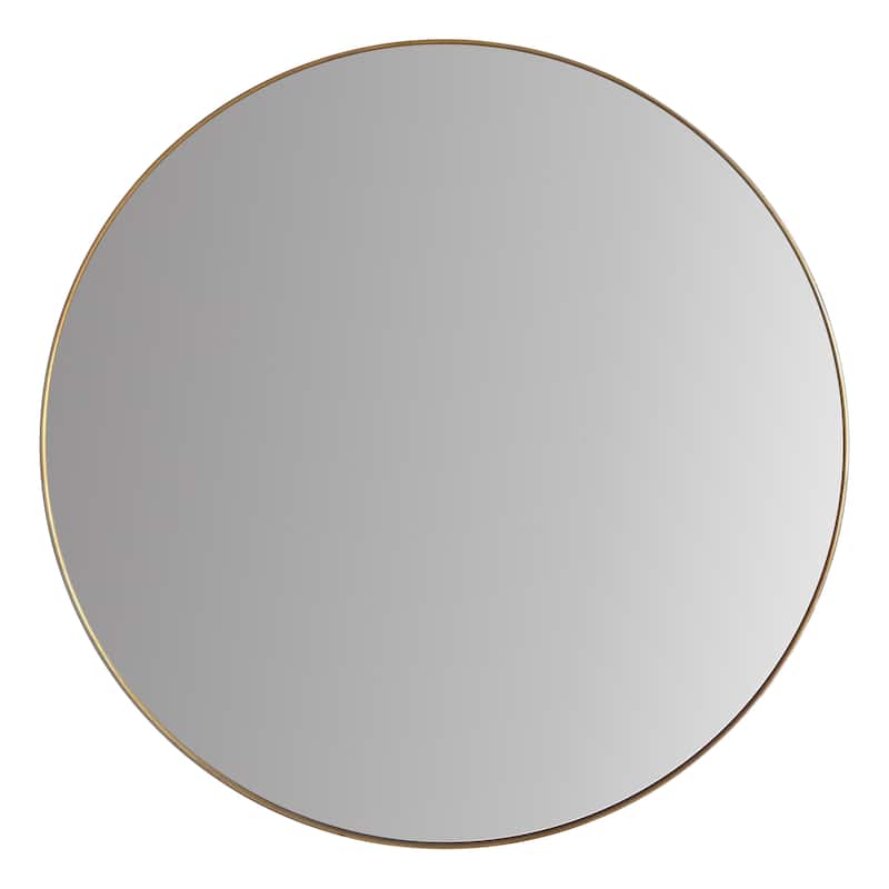 Frame My Mirror Gold Round Vanity Mirror, Cheyenne Design - 30" x 30"