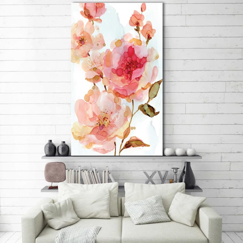 "Vivid Roses" by Carol Robinson Print on Canvas