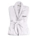 preview thumbnail 6 of 13, Superior 100% Cotton Embroidered Adult Unisex Luxury Bathrobe